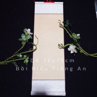 Biểu lụa giấy dó, giấy gió ta ngang 25cm