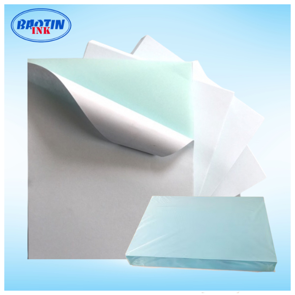 DECAL GIẤY ĐẾ XANH A4- Xấp 100 tờ
