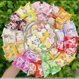 1kg bánh mochi nhân kem sữa lạnh 10 vị