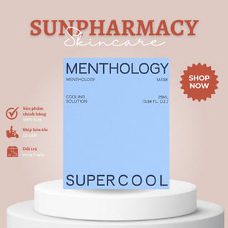  Mặt Nạ Super Cool Menthology Làm Dịu Mát Cho Làn Da Thu Nhỏ Lỗ Chân Lông 