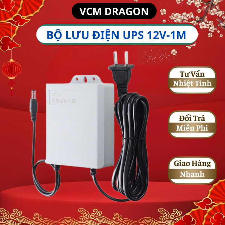 Bộ lưu điện 12V lưu điện wifi và camera ngoài trời , ups wifi 12v trữ điện từ 8-12H