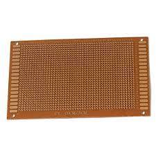 Bộ 2 Tấm PCB Phíp Đồng Đục Lỗ 9x15Cm ( nâu )