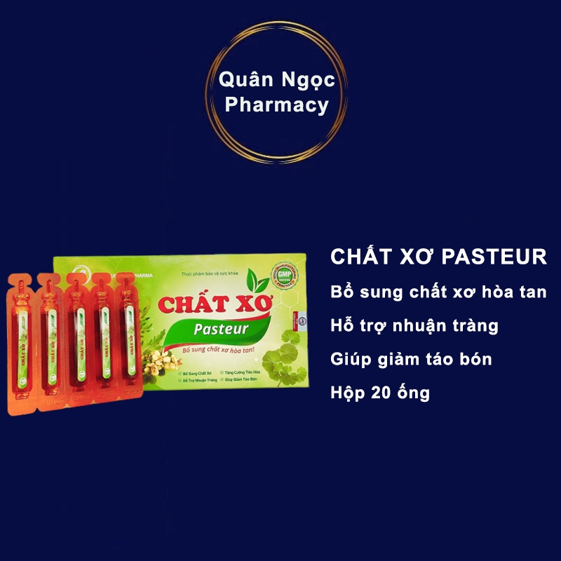 [CHÍNH HÃNG] Chất xơ Pasteur hỗ trợ bổ sung chất xơ, giảm táo bón ở trẻ em và bà bầu, người ít ăn ra