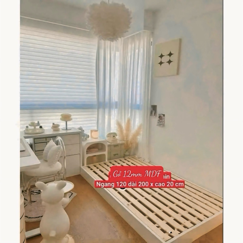 Giường ngủ Pallet-thiết kế hiện đại.Giường bệt,giường ngủ decor ,giường pallet MDF