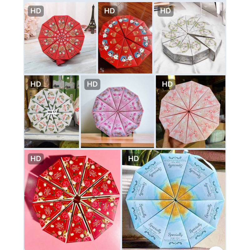 Vỏ bánh tam giác (vỏ bánh phu thê đám cưới) 100 cái