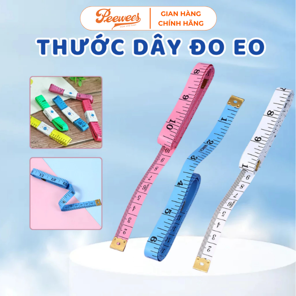 Thước dây đo bụng cho bà bầu PEEWEES, giúp mẹ bầu kiểm soát số đo vòng bụng trong suốt thai kỳ