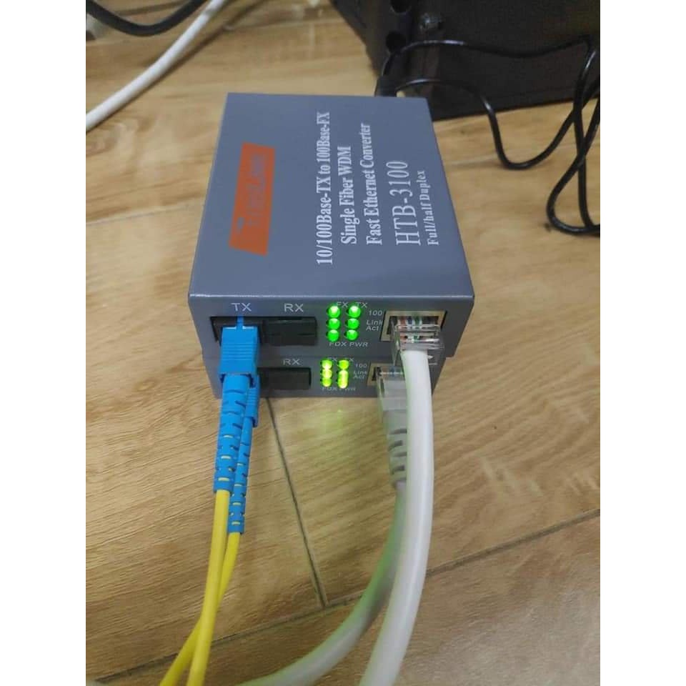 1 Cặp Converter Quang Netlink 3100 AB Nguồn to