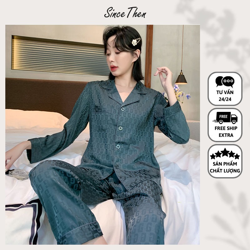 Đồ pijama nữ cao cấp mặc nhà, pijama nữ cao cấp (kèm ảnh cận vải) - Since Then