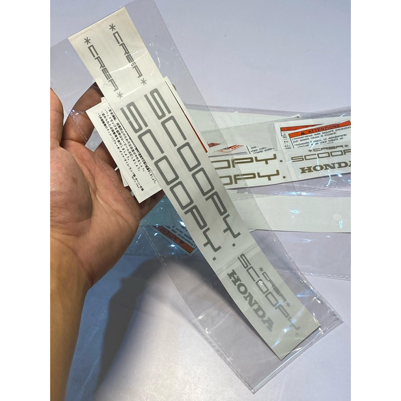 Tem xe  Scoopy kèm tem thông số