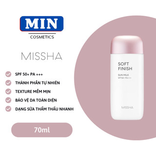 Kem Chống Nắng Missha Soft Finish Sun Milk SPF50 70ML (beauty)