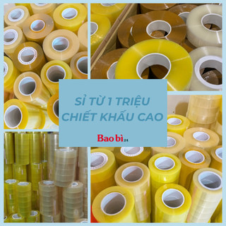 Băng Keo, Băng Dính Trong Dán Thùng, Đóng Gói Tiện Lợi Giá Rẻ