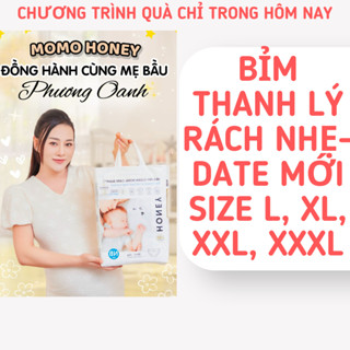 [XƯỚC NHẸ] Bỉm HONEY PREMIUM Siêu Khô Thoáng Cho Bé -size SIZE L, XL, XXL, XXXL