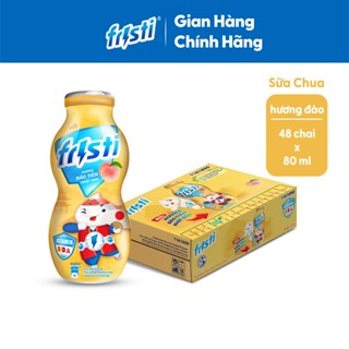 Thùng sữa chua uống Fristi hương đào 48x80ml