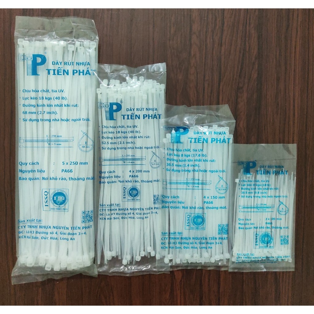 Dây rút nhựa Tiến Phát - thít nhựa , lạt nhựa tiện lợi