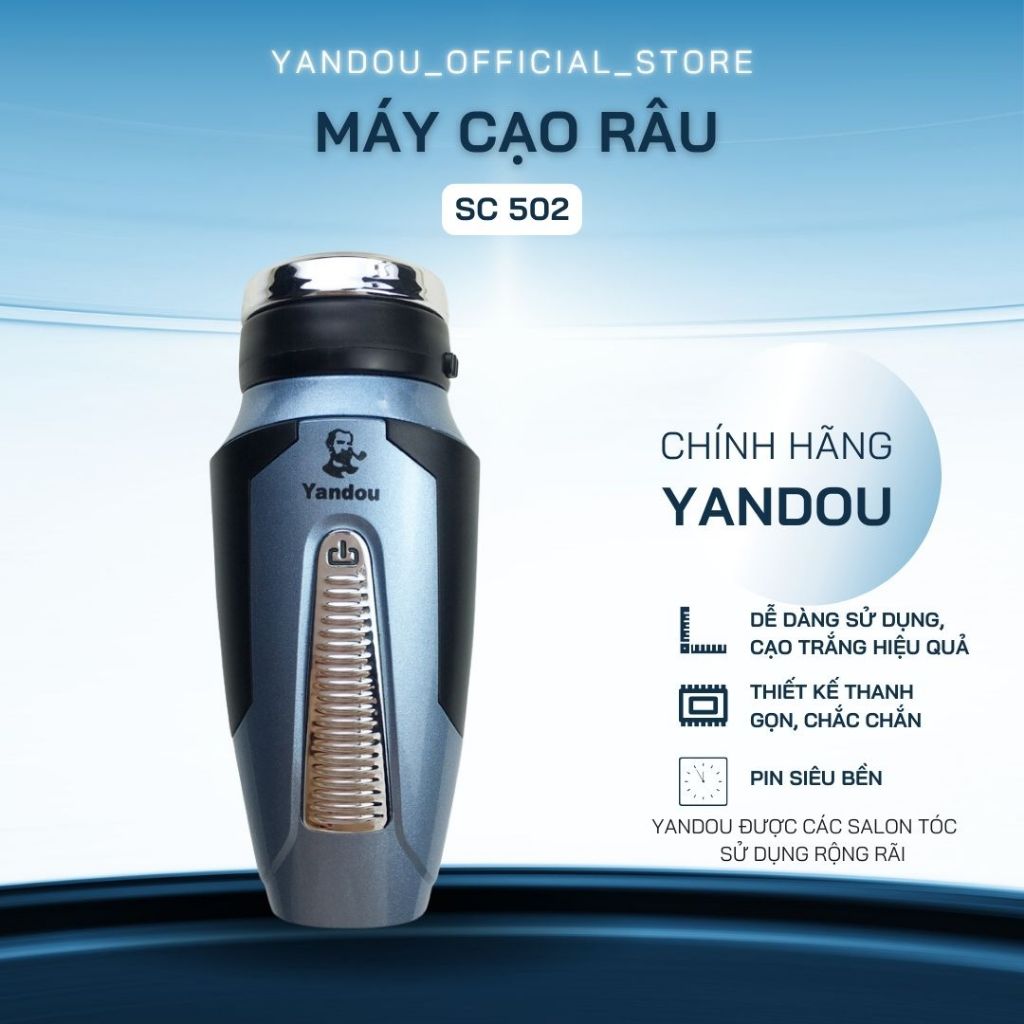 Máy cạo râu Yandou lưỡi xoay SC502 Sạc Lại