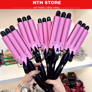  Máy uốn tóc  máy làm xoăn sóng nước 3 trục máy bấm sóng nước máy dập sóng chỉnh nhiệt 