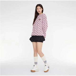 [Chính Hãng] Áo Sweater M - L - B Monogram Dích Dắc - Hồng