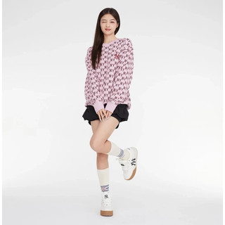 [Chính Hãng] Áo Sweater M - L - B Monogram Dích Dắc - Hồng