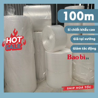   Siêu To  Cuộn Xốp Khí Xốp Nổ Gói hàng Bọc hàng - Dài 100m Kích thước 20cm 28cm,35cm 70cm 