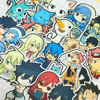 [Fairy Tail] Set 20 sticker trang trí dễ thương, miếng dán sổ tay - Sticker Anime Fairy Tail