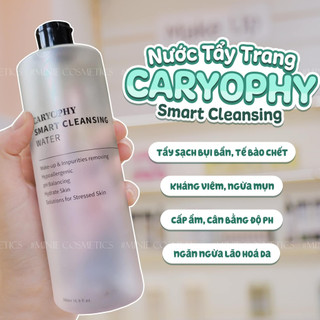 Nước Tẩy Trang Caryophy Sạch Sâu Giảm Mụn Da Nhạy Cảm Smart Cleansing Water Hàn Quốc 500ml