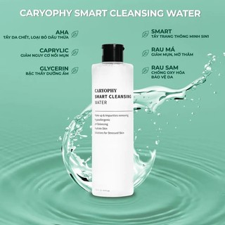 Nước Tẩy Trang Caryophy Sạch Sâu Giảm Mụn Da Nhạy Cảm Smart Cleansing Water Hàn Quốc 500ml