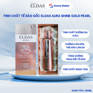  Tinh Chất Eldas Chai Aura Shine 100ml – Tế Bào Gốc Vàng Dưỡng Sáng Da Chống Lão Hóa Căng Bóng 