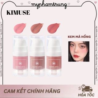  Má hồng dạng kem KIMUSE lâu trôi căng bóng chống thấm nước và mồ hôi 6ml 