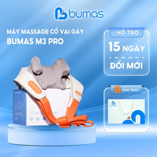 Máy Massage Cổ Vai Gáy Bumas M3 Pro – 8 Điểm Chạm Đầu Silicon, Massage Mô Phỏng Như Bàn Tay Người