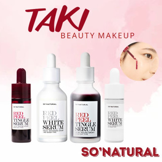  Tinh Chất Peel Da Sinh Học So Natural Red Peel Tingle   White Serum 11ml 35ml Hàn Quốc 