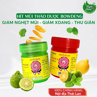 Hũ hít mũi thảo dược Bow Deng Thái Lan, dầu hít thông mũi Thái Lan