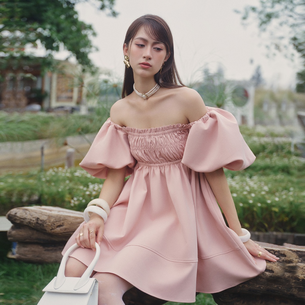 DARLING.ISM - Đầm babydoll form rộng tay phồng Naomi Dress