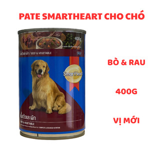 [VỊ MỚI] Pate SmartHeart 400g - thức ăn cho chó trưởng thành 9 vị (Thái Lan)