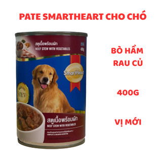 [VỊ MỚI] Pate SmartHeart 400g - thức ăn cho chó trưởng thành 9 vị (Thái Lan)