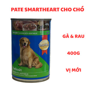 [VỊ MỚI] Pate SmartHeart 400g - thức ăn cho chó trưởng thành 9 vị (Thái Lan)