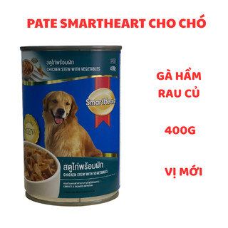 [VỊ MỚI] Pate SmartHeart 400g - thức ăn cho chó trưởng thành 9 vị (Thái Lan)