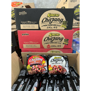 1 thùng mì trộn tương đen, đỏ , lẩu thái, koreno up / 20 gói / thùng