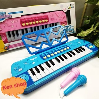 Đồ chơi đàn Piano kèm mic có đèn nhạc cho bé