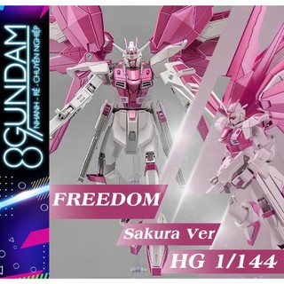 Mô Hình Lắp Ráp JMS HG 192A Freedom Fighter ver. Sakura  tặng kèm base + decal nước  