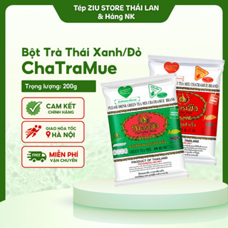 [Freeship] Trà sữa gói Thái Lan màu xanh và đỏ - 1 bịch bột pha Trà ChaTraMue Thái Lan - nguyên liệu pha trà sữa date xa