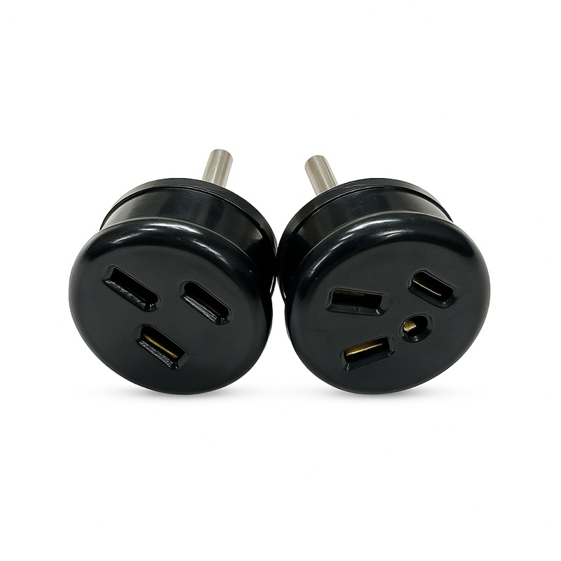 Phích cắm chuyển đổi 3 chấu xéo sang 2 chấu Tiến Thành ( 1 cái )