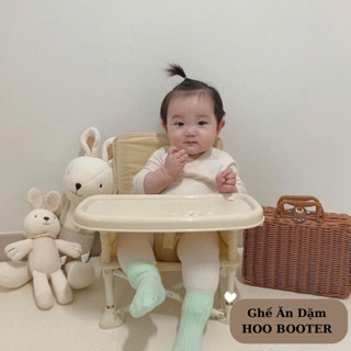 Ghế ăn dặm cho bé gấp gọn HOO BOOTER Có Bàn Kiểu Dáng Hàn Quốc Siêu Nhẹ Cho Bé, Ghế Cho Bé Ăn Dặm Đi Du Lịch Kèm Bàn
