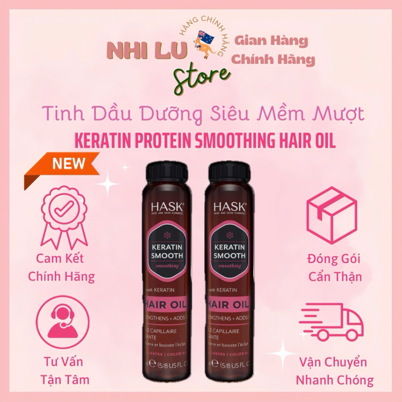 Tinh Chất Hask Keratin Oil