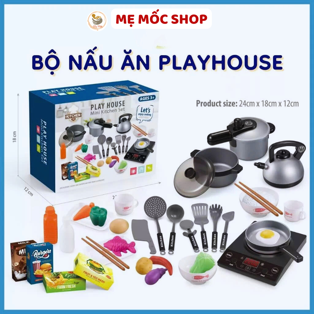 Bộ đồ chơi nấu ăn Playhouse 36 chi tiết