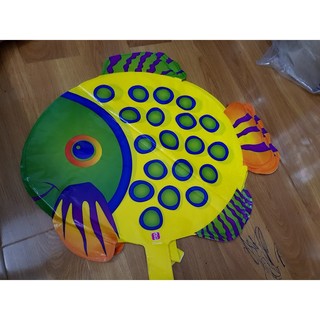 BÓNG BẠC TRUNG HÌNH CÁ CHẤM, CÁ RÔ SIZE 60CM