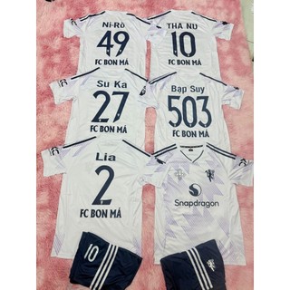 Áo bóng đá MU - Man united in theo yêu cầu, vải thun lạnh, logo áo quần thêu, #Lenhansport