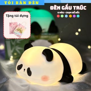  Đèn ngủ Gấu Trúc Panda TBD013 đèn ngủ trang trí cảm ứng silicon đèn ngủ để bàn 