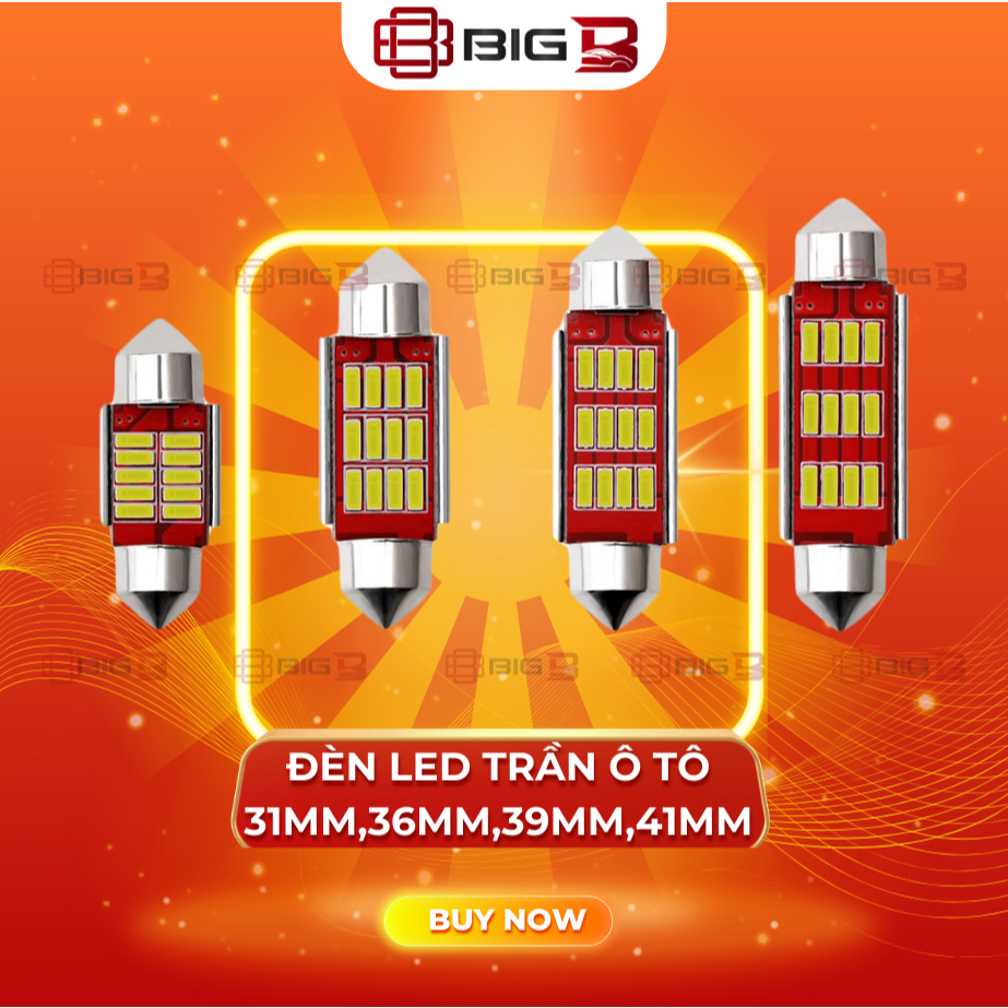 Đèn LED Trần Xe Ô Tô, Xe Hơi  BIG B STORE