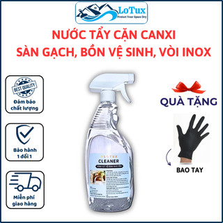  Chai xịt tẩy cặn canxi nhà tắm tẩy vòi inox dùng trực tiếp hiệu quả nhanh Lotux 