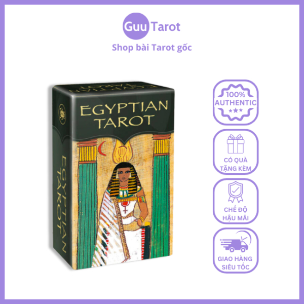 Bộ Bài Egyptian Tarot Mini Edition (Guu Tarot Shop)